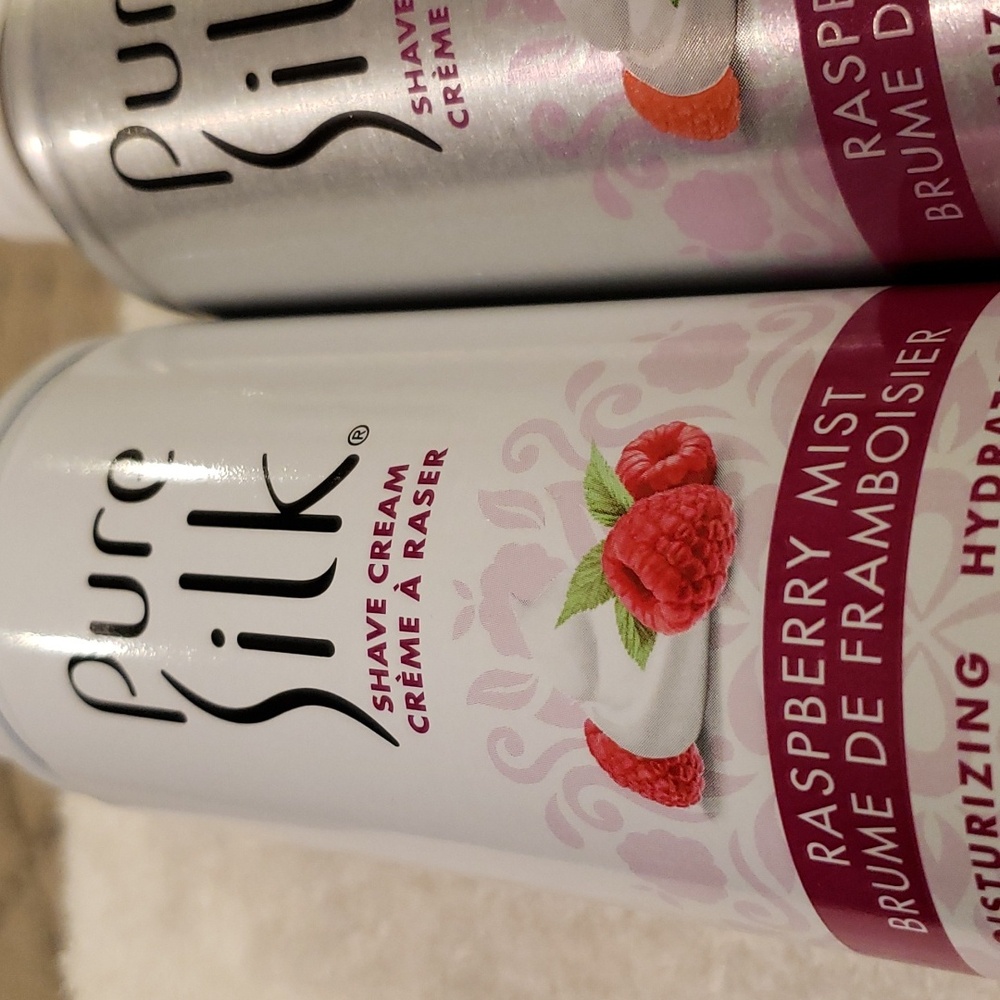 (2) Pure Silk Raspberry Mist Shave Cream. NIB. - Picture 2 of 6